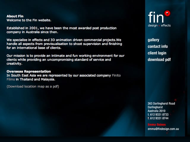 Fin Design - Home Page