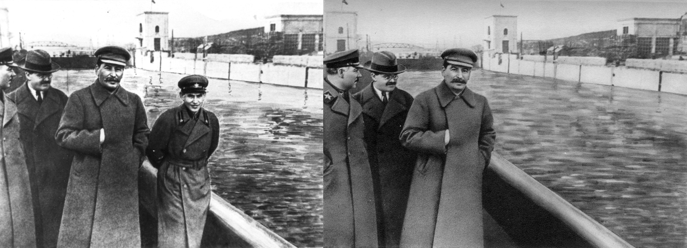 Stalin&rsquo;s censors remove water commissar Nikolai Yezhov (who was arrested and shot)
