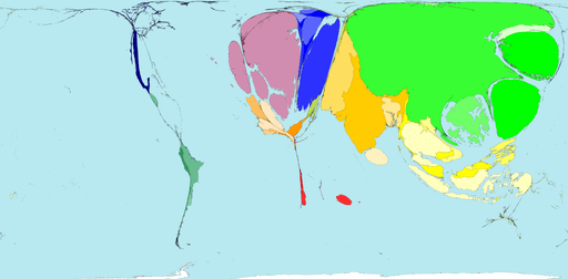 Clothing Export Map